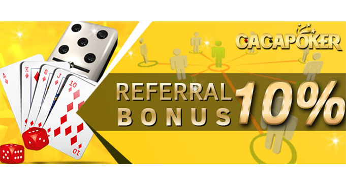 bonus poker online referral terbaik